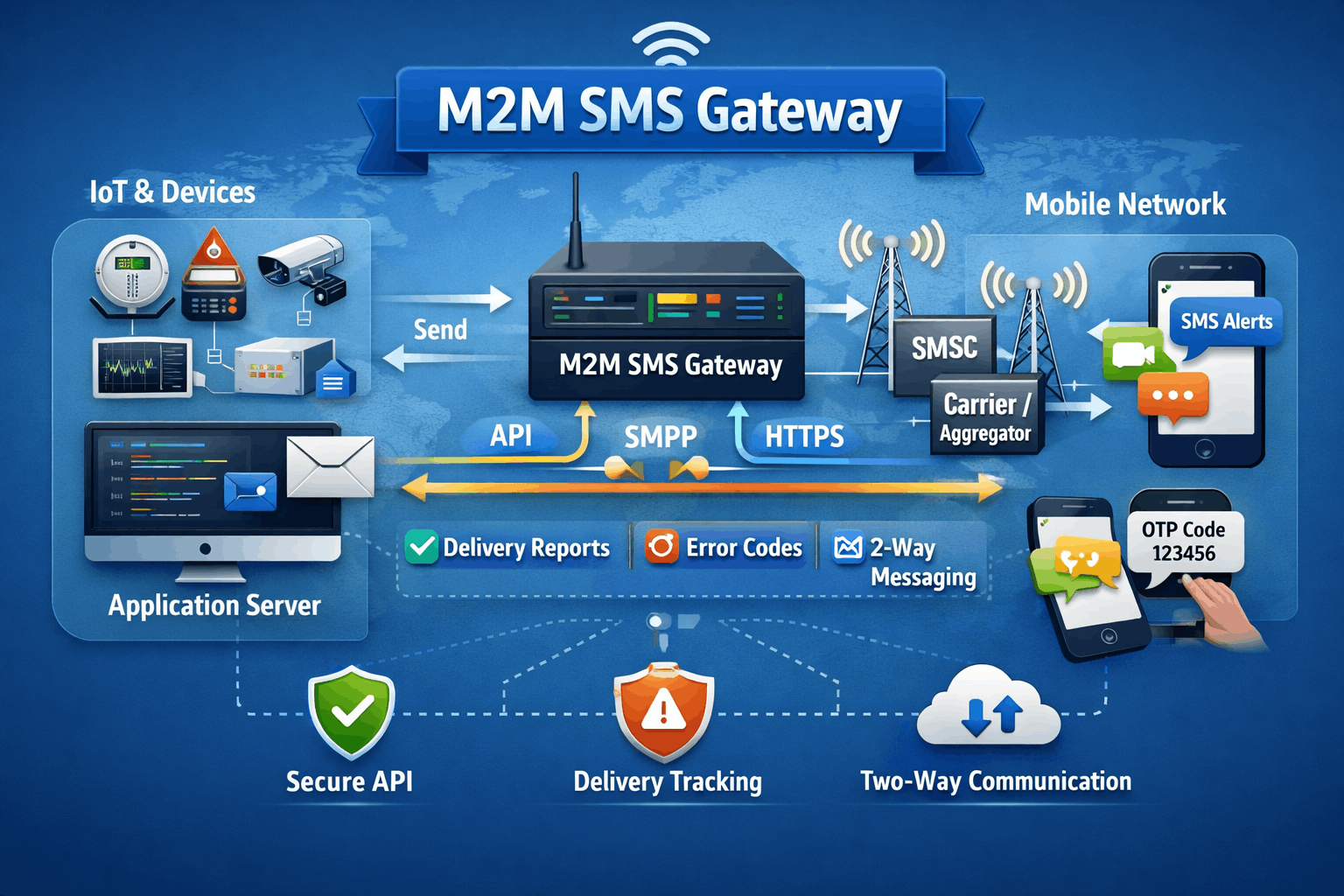 M2M SMS Gateway