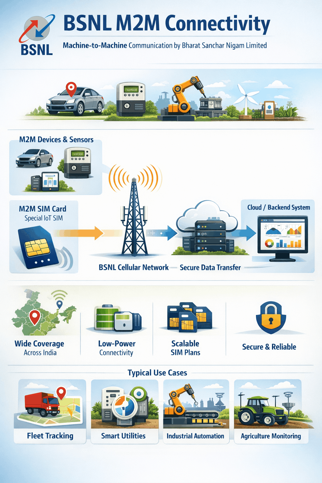 BSNL M2M Connectivity