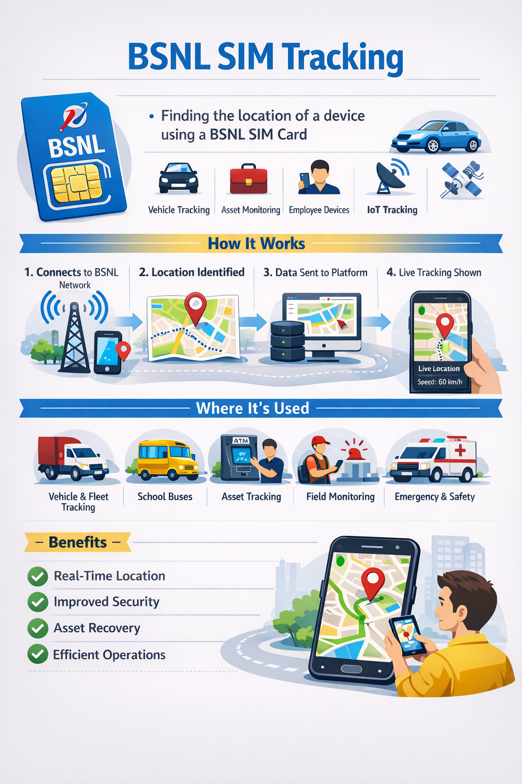 BSNL SIM Tracking